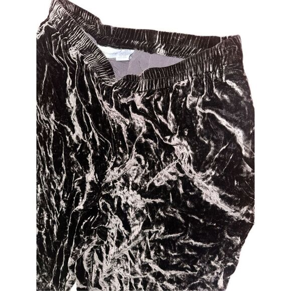 BEAUTIFUL Soft Surroundings Pull On Wide Leg Pants Women's size PETITE large bro - Picture 3 of 8